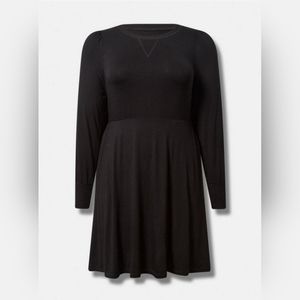 NWT | Torrid Mini Super Soft Puff Sleeve Skater Dress | Size 2
